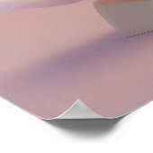 Knuffige Grote Ogen Pluizige Witte Kitten Poster (Hoek)