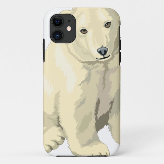 Knuffige ijsbeer Case-Mate iPhone case (Achterkant)