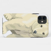 Knuffige ijsbeer Case-Mate iPhone case (Achterkant (horizontaal))