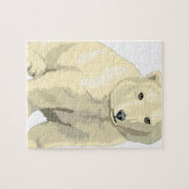 Knuffige ijsbeer legpuzzel (Horizontaal)