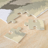 Knuffige ijsbeer legpuzzel (Zijkant)