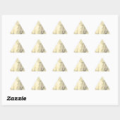 Knuffige ijsbeer sticker (Vel)