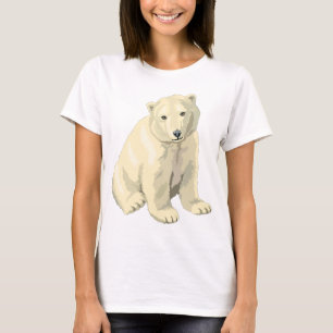 Knuffige ijsbeer t-shirt