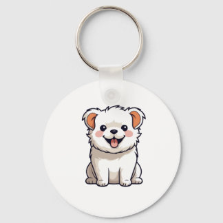 Knuffige Kawaii Hond Vinyl Sticker - Aardige Carto Sleutelhanger