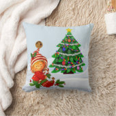 Knuffige Kerst Elf Kuspillow Kussen (Deken)