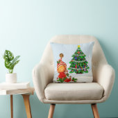 Knuffige Kerst Elf Kuspillow Kussen (Stoel)