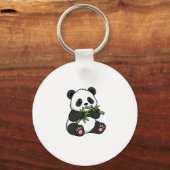Knuffige Panda Sleutelhanger – Cute Dieren Design (Voorkant)