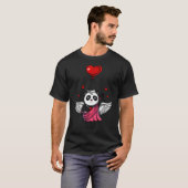 Knuffige pandabeerballon t-shirt (Voorkant volledig)