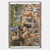Knuffige Puppies & Kittens Riverside Werpdeken Deken (Voorkant Verticaal)