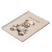 Knuffige teddybeer notitieboek (Linkerzijde)