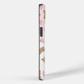 Knuffige teddybeer & strik iPhone 14 Hoesje 🧸 (Achterkant / Rechts)