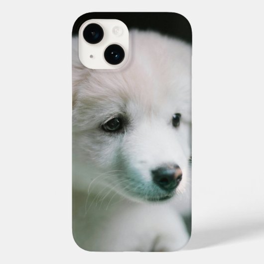 "Knuffige Witte Puppycharm" Case-Mate iPhone Case (Achterkant)