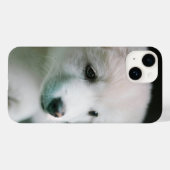 "Knuffige Witte Puppycharm" Case-Mate iPhone Case (Achterkant (horizontaal))