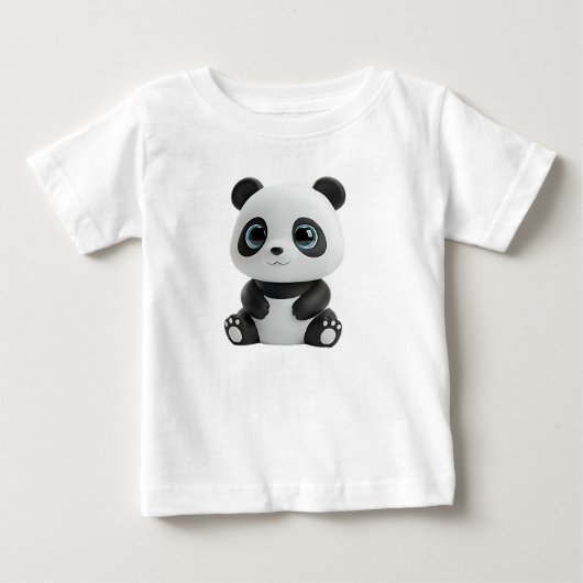 Knuffige zachte babypandatoys rendering (Voorkant)