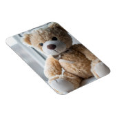 Knuffige Zittende Teddibeer Magneet (Rechterzijde)