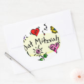Knuppel Mitzvah Ronde Sticker (Envelop)