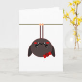 knuppel op een draadvampier kaart (Gele Bloem)