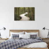 Knuppelpad naar Nelson Falls, Franklin - Gordon Canvas Afdruk (Insitu (Slaapkamer))
