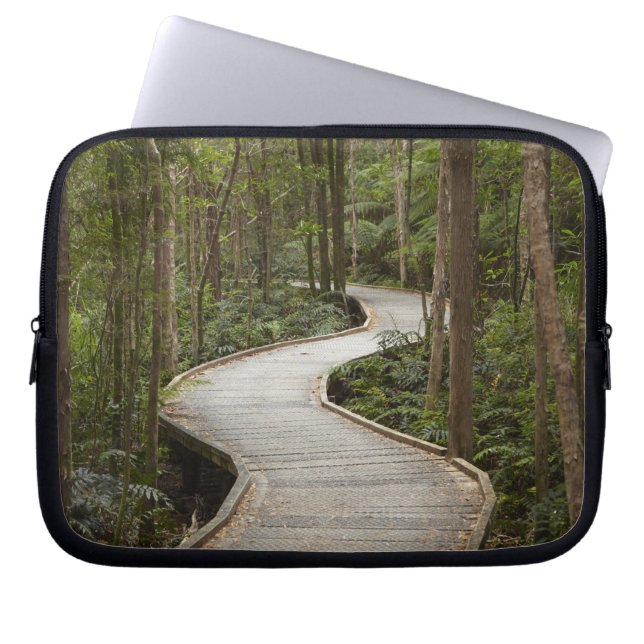 Knuppelpad naar Nelson Falls, Franklin - Gordon Laptop Sleeve (Voorkant)