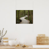 Knuppelpad naar Nelson Falls, Franklin - Gordon Poster (Keuken)