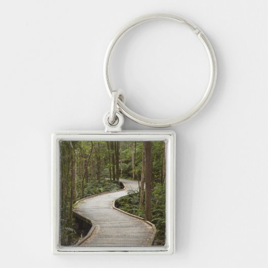 Knuppelpad naar Nelson Falls, Franklin - Gordon Sleutelhanger (Voorkant)