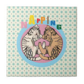 knuppkat tegeltje (Voorkant)