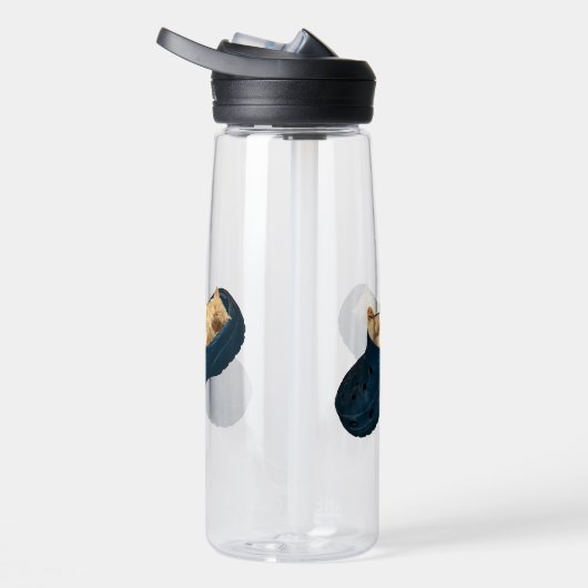 "Knus als een Bug: De Kitten's Croc-slaapje" Waterfles (Rechts)