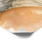 Knus Boekliefhebber Esthetische Kunst Perfect Poster (Hoek)