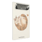 Knus Cat Café Anime Mini Klembord (Schuin)