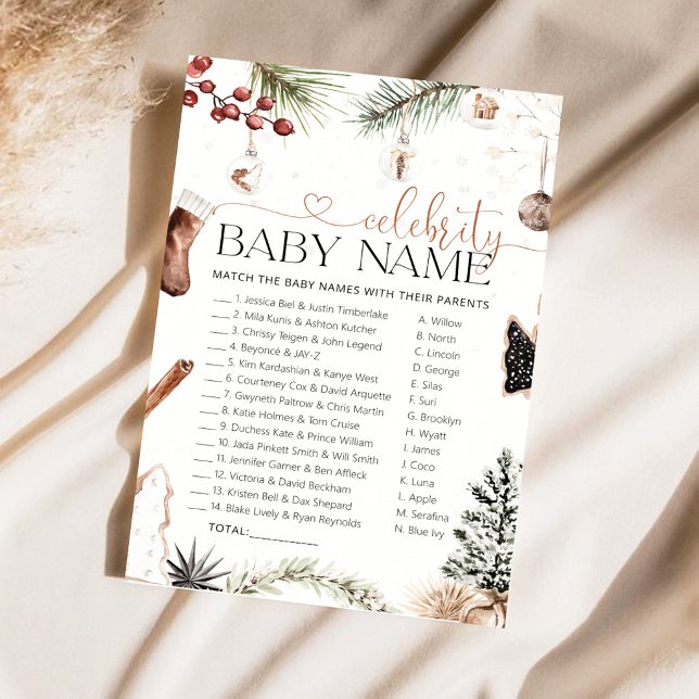 Knus Celebrities Babynamen Spel (Creator heeft geüpload)