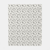 Knus chique cadeau voor kattenliefhebbers fleece deken (Voorkant)