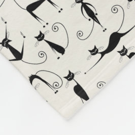 Knus chique cadeau voor kattenliefhebbers fleece deken