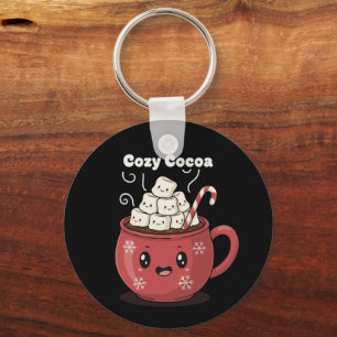 Knus Chocolade Schattig Kawaii Warme Chocolade Ker Sleutelhanger