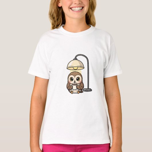 Knus Coffee Uil Kinderen T-shirt (Voorkant)