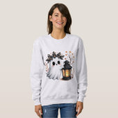 Knus Cute Geest Halloween Sweatshirt (Voorkant volledig)