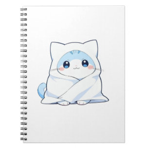 Knus Dekentje Kitten Kawaii Cute Kat Design Notitieboek