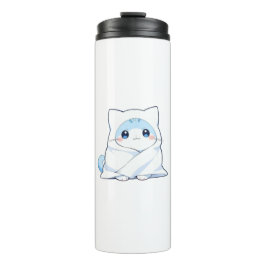 Knus Dekentje Kitten Kawaii Cute Kat Design Thermosbeker