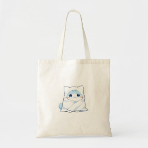 Knus Dekentje Kitten Kawaii Cute Kat Design Tote Bag