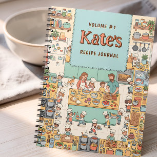Knus en Gezellige Gezinskeuken Eigen Recept Notitieboek