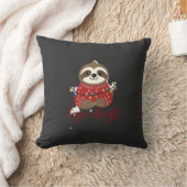 Knus En Helder Sloth Kerstverlichting (1) Kussen (Deken)