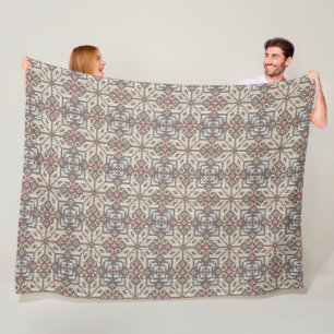 Knus Fair Isle Brei Patroon Kerstmis Fleece Deken