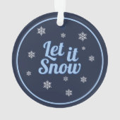 Knus Festieve Sneeuwman Ornament (achterkant)