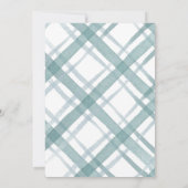 Knus Flanel & Fizz Bruidsuitnodiging Kaart (Achterkant)