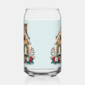 Knus Gebakshuis Holiday Illustratie Blikvorm Glas (Rechts)