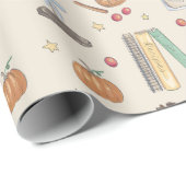 Knus Gemütelijk Herfstweekend Cadeaupapier (Rol Hoek)