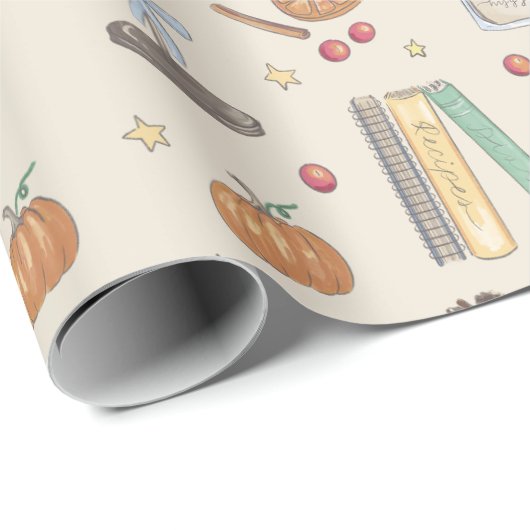 Knus Gemütelijk Herfstweekend Cadeaupapier (Rol Hoek)