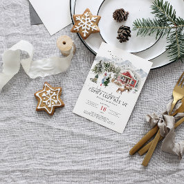 Knus Gemütlich | Rustieke Bosrijke Kerst Kaart