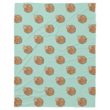 Knus Gingy peperkoek kerst fleece deken
