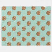 Knus Gingy peperkoek kerst fleece deken (Voorkant (Horizontaal))