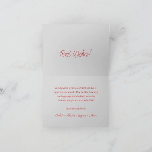 Knus Gourmet Fruitcake Kaars Kerstmis Feestdagen Kaart (Binnen)